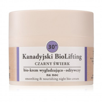 Нічний розгладжувально-живильний крем для обличчя Farmona Canadian BioLifting 30+ Чорна ялина, 50 мл