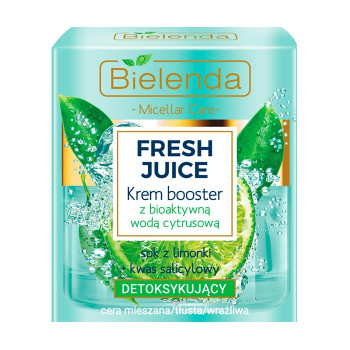 Крем для обличчя Bielenda Fresh juice з біоактивною цитрусовою водою, лайм, 50 мл