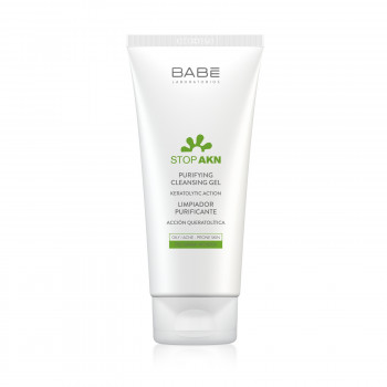 Очищувальний гель для вмивання BABE Laboratorios Stop Akn Purifying Cleansing Gel для жирної та проблемної шкіри, 200 мл