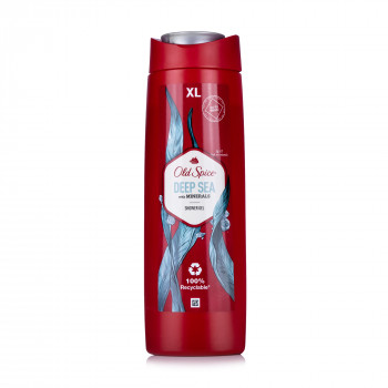Гель для душу + шампунь 3-в-1 Old Spice Deep Sea with Minerals, 400 мл