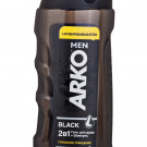 Гель для душу та шампунь 2 в 1 ARKO Men Black чоловічий, 260 мл