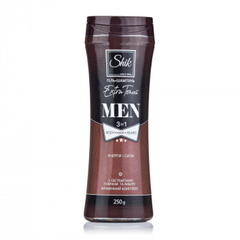 Гель-шампунь 3 в 1 Shik Men Extra Tonus чоловічий, 250 мл