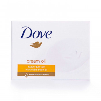 Крем-мило Dove Cream Oil Beauty Bar With Moroccan Oil Дорогоцінні олії, 100 г