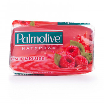 Туалетне мило гліцеринове Palmolive Натурель Свіжа малина, пом'якшувальне, 90 г