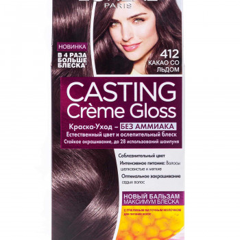 Безаміачна фарба для волосся L'Oreal Paris Casting Creme Gloss 412 Холодний кокос, 180 мл