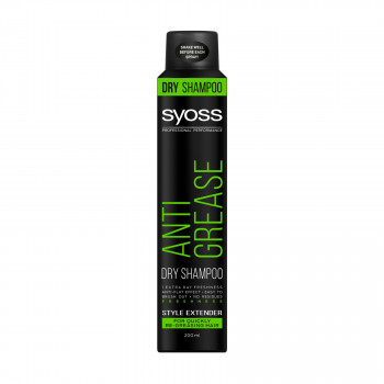Сухий шампунь Syoss Anti-Grease Dry Shampoo для схильного до жирності волосся, 200 мл
