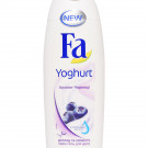 Крем-гель для душу Fa Blueberry Yoghurt з протеїнами йогурту та ароматом чорниці, 250 мл