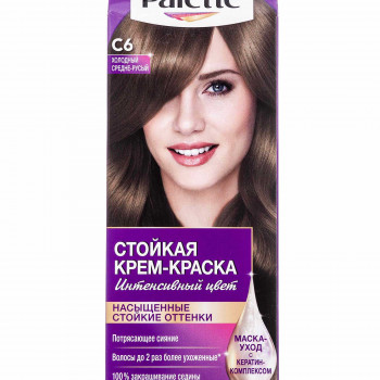 Стійка крем-фарба для волосся Palette Інтенсивний колір, 7-1 Холодний середньо-русявий, 110 мл