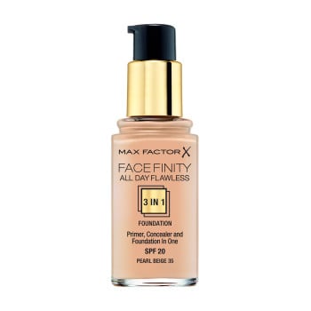 Тональна основа для обличчя Max Factor Facefinity All Day Flawless 3 in 1, SPF 20, 35 Pearl Beige, 30 мл