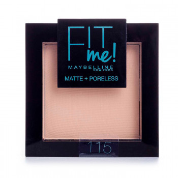 Матувальна компактна пудра для обличчя Maybelline New York Fit Me! Matte + Poreless 115 Ivory, 9 г