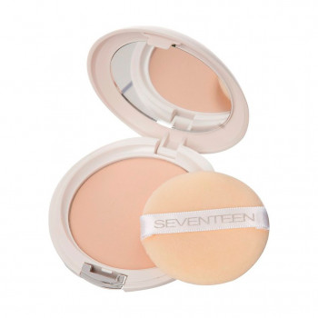 Компактна пудра Seventeen Natural Silky Compact Powder з дзеркалом, 08 Beige, 12 г