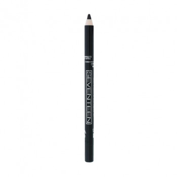 Водостійкий олівець для очей Seventeen Supersmooth Waterproof & Longstay 01 Black Velvet, 1.2 г