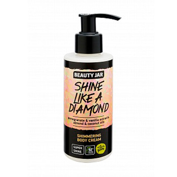 Крем для тіла Beauty Jar Shine Like A Diamond з блискітками, 150 мл