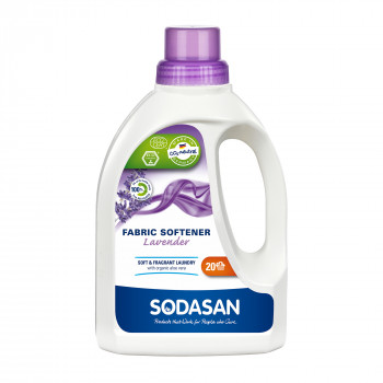Ополіскувач для тканин Sodasan Fabric Softener Лаванда, для швидкого прасування, 20 циклів прання, 750 мл