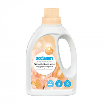 Ополіскувач для тканин Sodasan Fabric Softener для швидкого прасування, 20 циклів прання, 750 мл