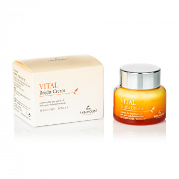 Освітлювальний крем для обличчя The Skin House Vital Bright Cream вітамінізований, 50 мл