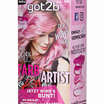 Тонувальна фарба для волосся got2b Farb/Artist 093 Шокуючий рожевий, 80 мл