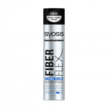 Лак для волосся Syoss Fiber Flex Flexible Volume Hairspray фіксація 4 (екстрасильна), 400 мл