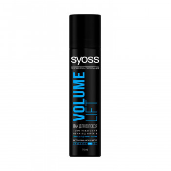 Лак для волосся Syoss Volume Lift Hairspray фіксація 4 (екстрасильна), 75 мл