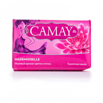Туалетне мило Camay Mademoiselle с ароматом квітки лотоса, 85 г