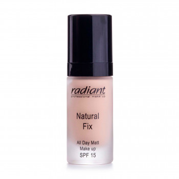 Матувальний тональний крем Radiant Natural Fix All Day Matt Make Up, SPF 15, 02 Caramel, 30 мл