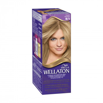 Інтенсивна крем-фарба для волосся WELLA Wellaton Intense Color Cream 8/1 Мушля, 110 мл