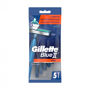 Одноразові бритви Gillette Blue 2 Plus чоловічі, 5 шт