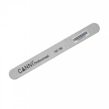 Пилка для нігтів CANNI 100\180 пряма 231215-010