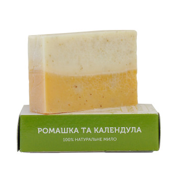 Натуральне туалетне мило ЯКА Ромашка та календула, 75 г