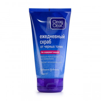 Скраб для обличчя Clean & Clear Blackhead Clearing Daily Scrub від чорних цяток, 150 мл