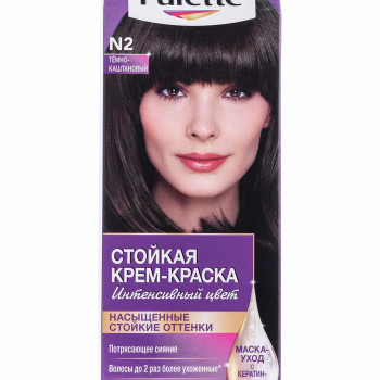Стійка крем-фарба для волосся Palette Інтенсивний колір, 3-0 Темно-каштановий, 110 мл