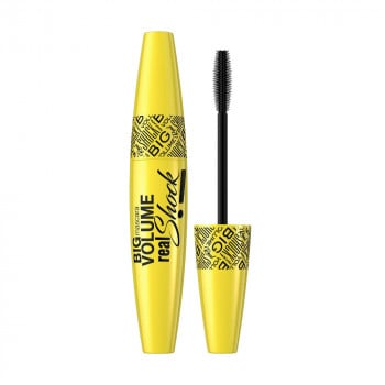 Туш для вій Eveline Big Volume Real Shock Mascara Об'ємна, чорна, 10 мл