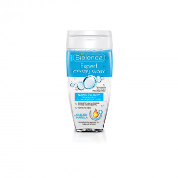 Двофазна рідина для зняття макіяжу з очей і губ Bielenda Clean Skin Expert з олією марули, зволожувальна, 150 мл