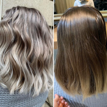 Складне фарбування бразильський блонд балаяж, фото - Перукар-колорист Светлана Мищенко