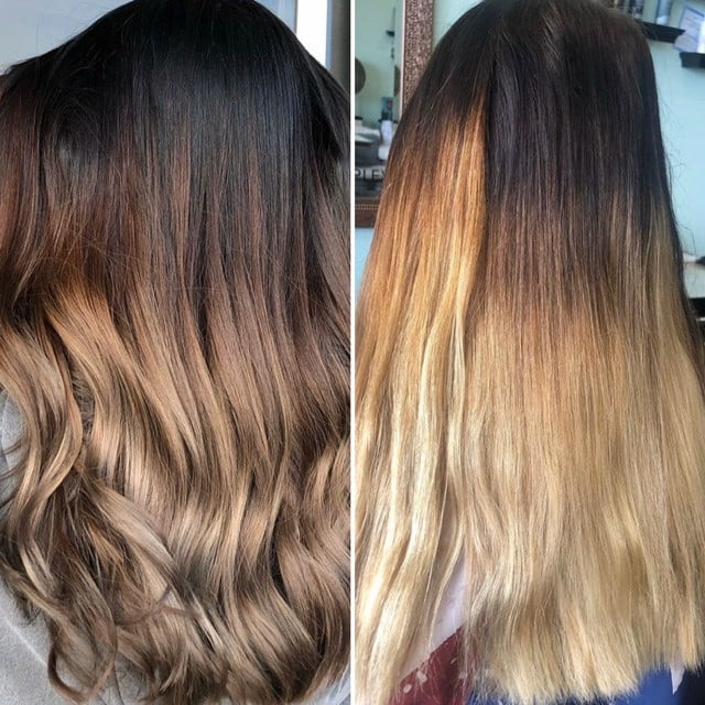 Окрашивание сомбре сложное бразильский блонд, фото - Парикмахер-колорист Светлана Мищенко