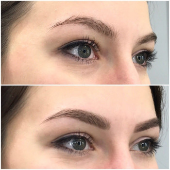 Окрашивание бровей