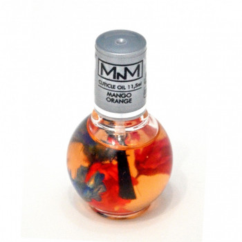 Масло для кутикулы с цветами M-in-M Cuticule Oil Mango Orange, 11.5 мл