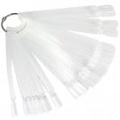 Демонстрационная палитра-веер Kodi Professional на кольце 50 типс (прозрачная)