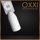 Гель-лак Oxxi Professional №055 (белый, эмаль) 10 мл