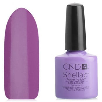 УЦЕНКА Гель-лак CND Shellac Lilac Longing (лиловый эмаль)