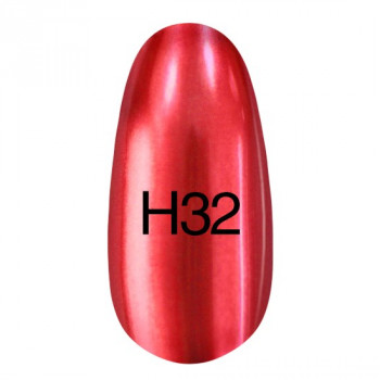 УЦЕНКА Зеркальный лак Kodi Professional Hollywood 8ml H 32 (красный)