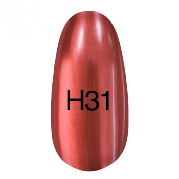 УЦЕНКА Зеркальный лак Kodi Professional Hollywood 8ml H 31 (кирпичный)