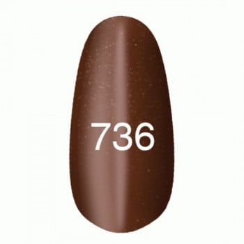 УЦЕНКА Гель-лак Kodi Professional «Moon light» №736 (коричневый с шиммером, магнитный)