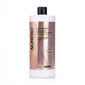 Шампунь для сухого волосся Brelil Numero Nourishing Shampoo Shampoo з олією каріте, 1 л