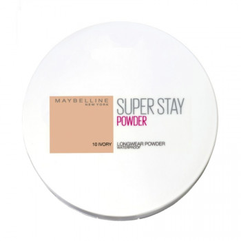 Стійка компактна пудра Maybelline New York SuperStay 16h Waterproof Powder 10 Ivory, 9 г