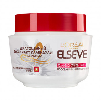 Маска L'oreal Paris Elseve Повне відновлення 5, для пошкодженого волосся, 300 мл
