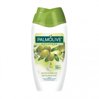Гель-крем для душу Palmolive Натурель Інтенсивне зволоження, з екстрактом оливи та зволожувальним молочком, 250 мл