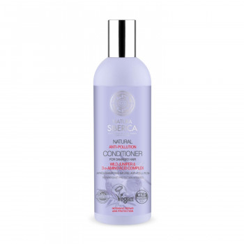 Бальзам Natura Siberica Natural Anti-pollution очищувальний, для пошкодженого волосся, 270 мл