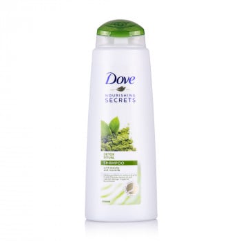 Шампунь-детокс для волосся Dove Nourishing Secrets з чаєм матча і рисовим молоком, 400 мл