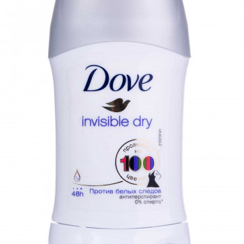 Антиперспірант-стік Dove Invisible Dry 48H жіночий, 40 мл